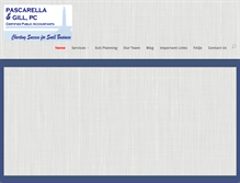 Tablet Screenshot of pascgillcpa.com